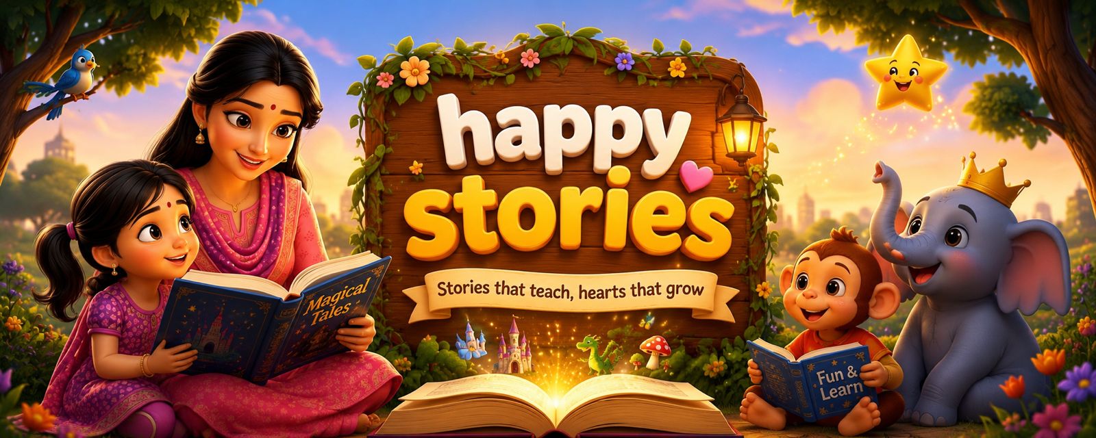 Happy Stories 4 Ur Soul: बच्चों के लिए मनोरंजन, शिक्षा और संस्कारों का अनूठा संसार